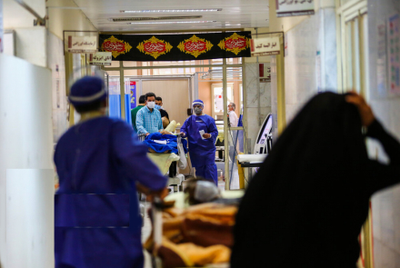 وضعیت حاد کرونا در بیمارستان الزهرا (س) اصفهان